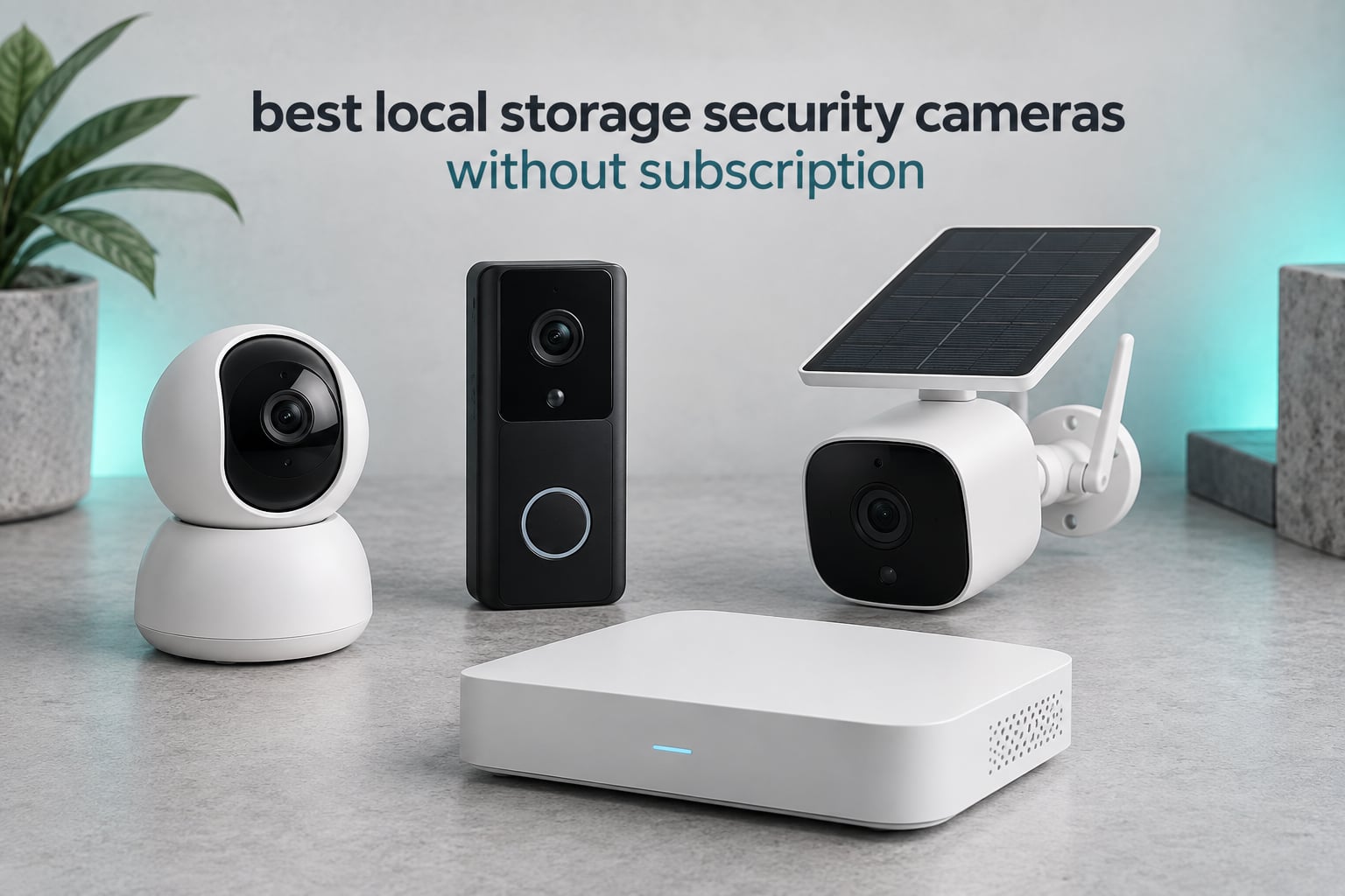 best local storage security cameras without subscription