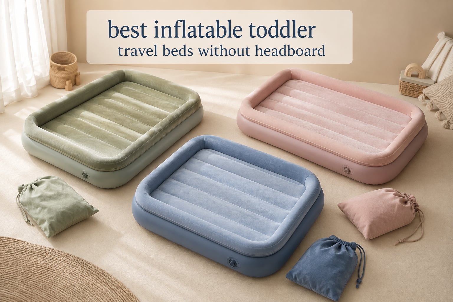 best inflatable toddler travel beds without headboard