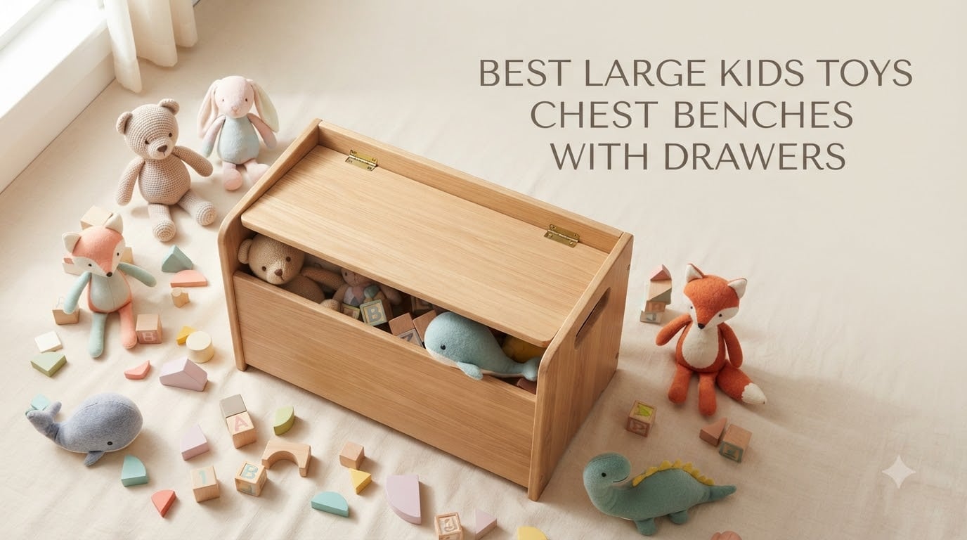 best large kids toys chest benches with drawers