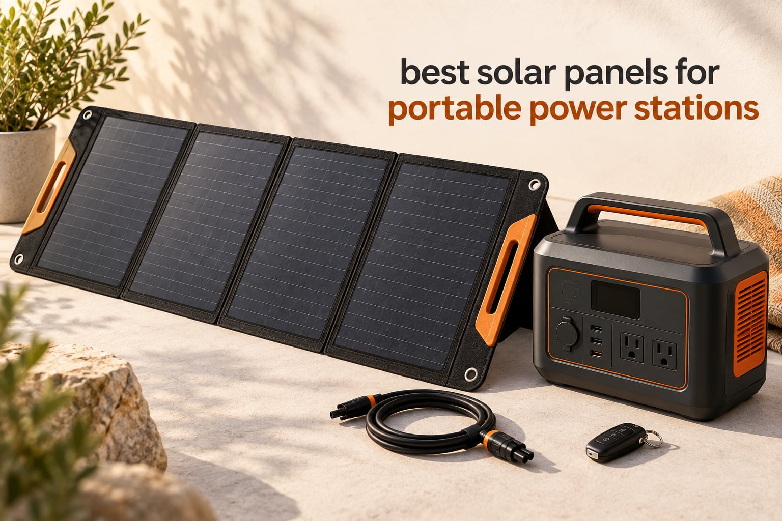 best solar panels for portable power stations
