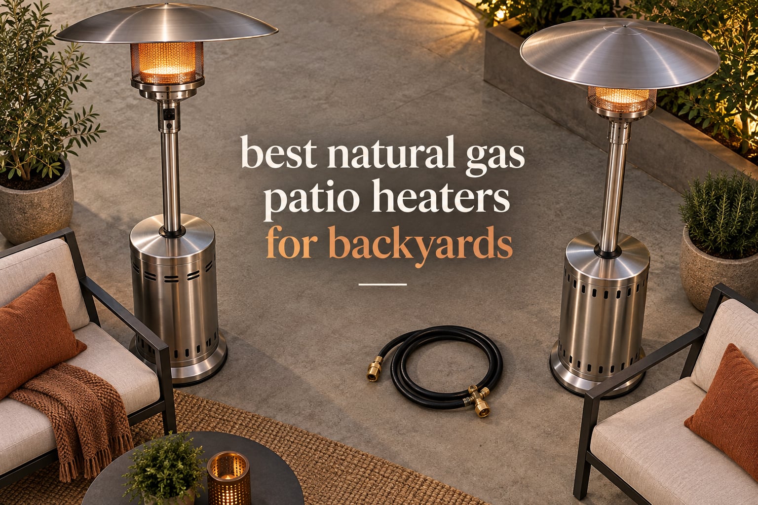 best natural gas patio heaters for backyards