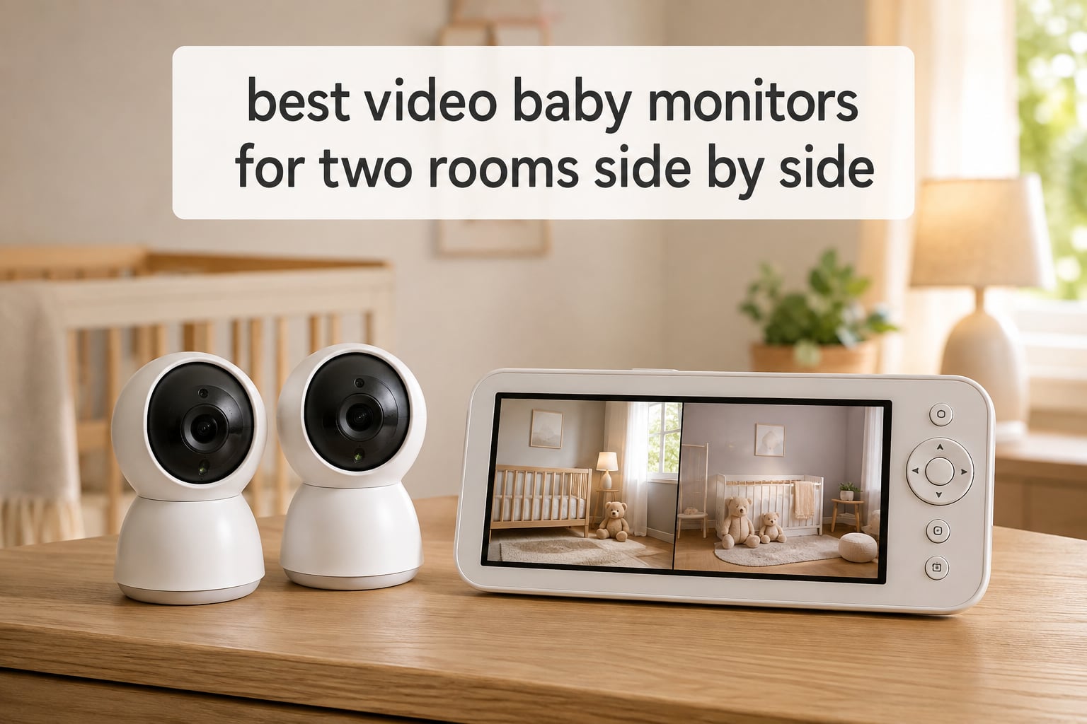 best video baby monitors for two rooms side by side