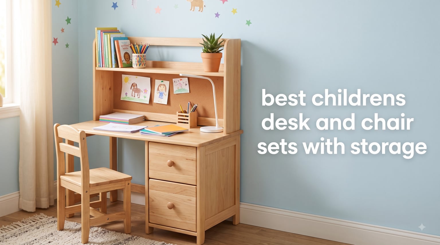 best childrens desk and chair sets with storage