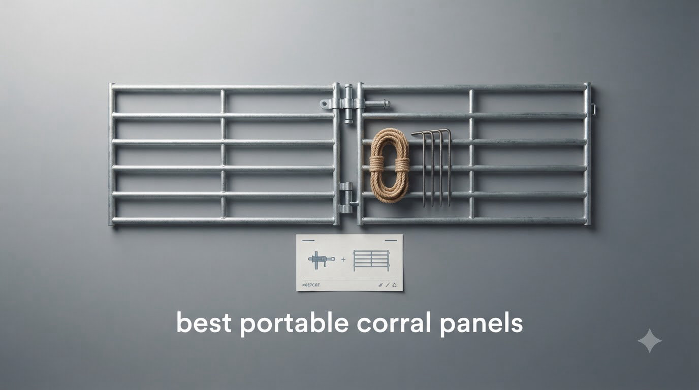 best portable corral panels