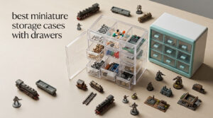 best miniature storage cases with drawers