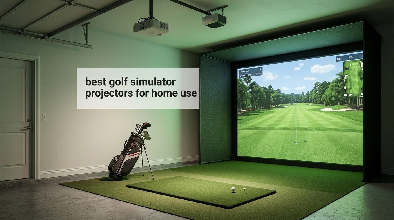 best golf simulator projectors for home use