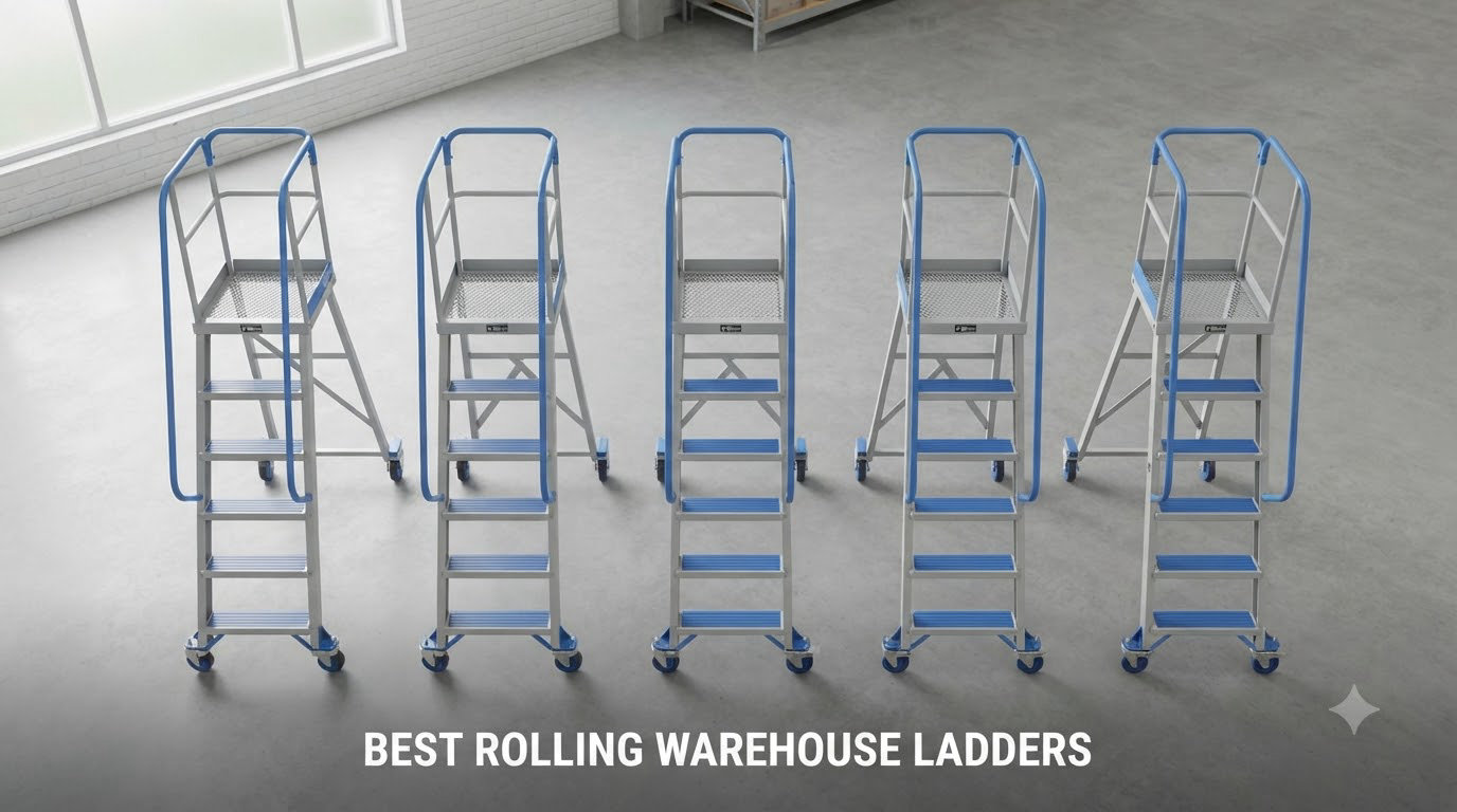 best rolling warehouse ladders