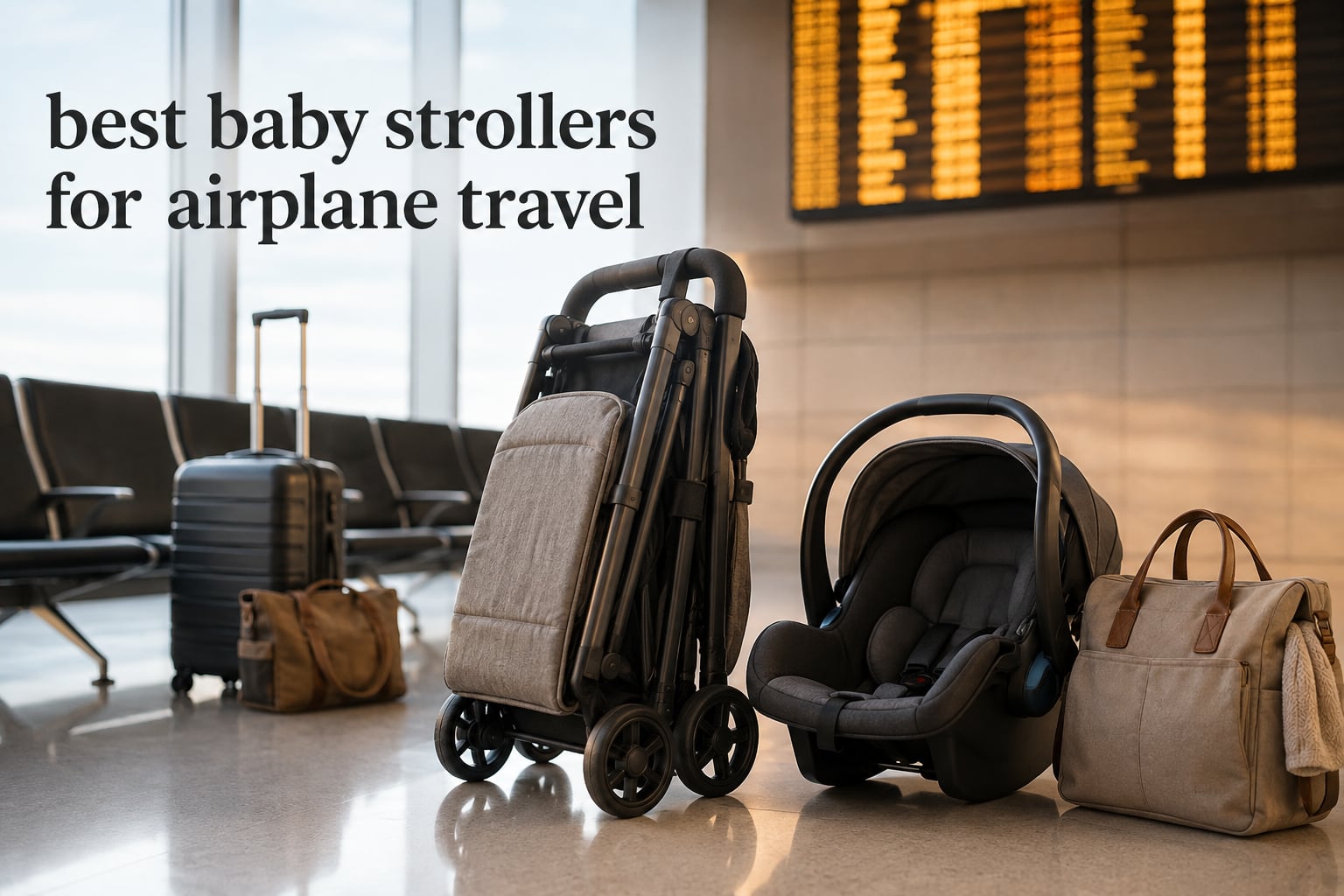 best baby strollers for airplane travel