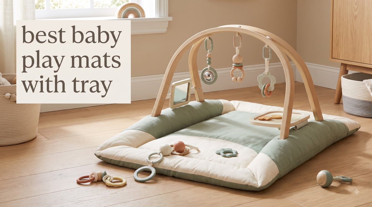 best baby play mats with tray