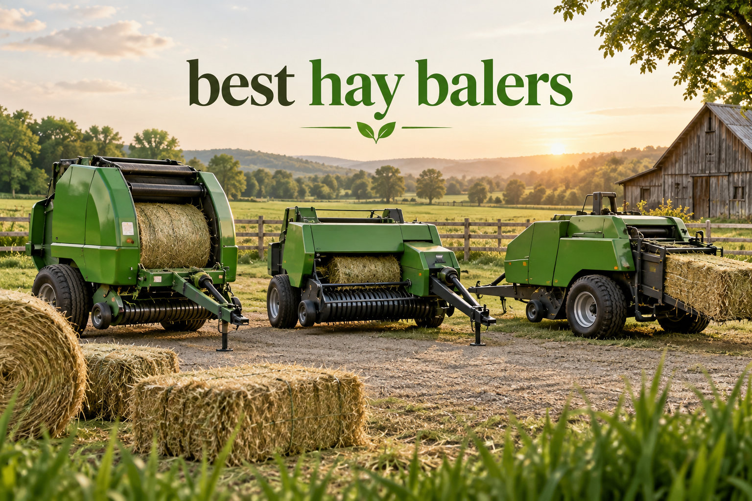 best hay balers