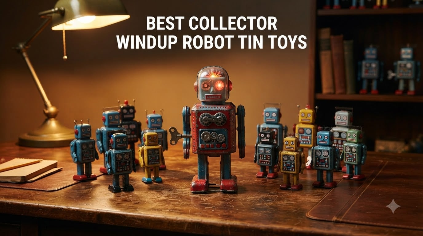 best collector windup robot tin toys