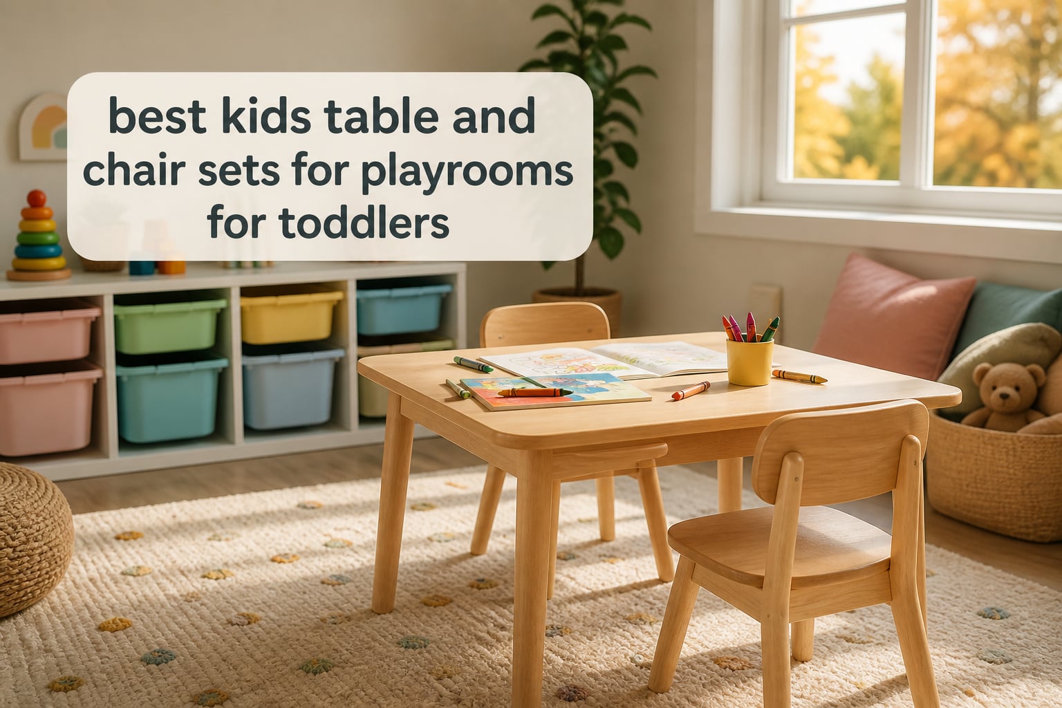 best kids table and chair sets for playrooms for toddlers