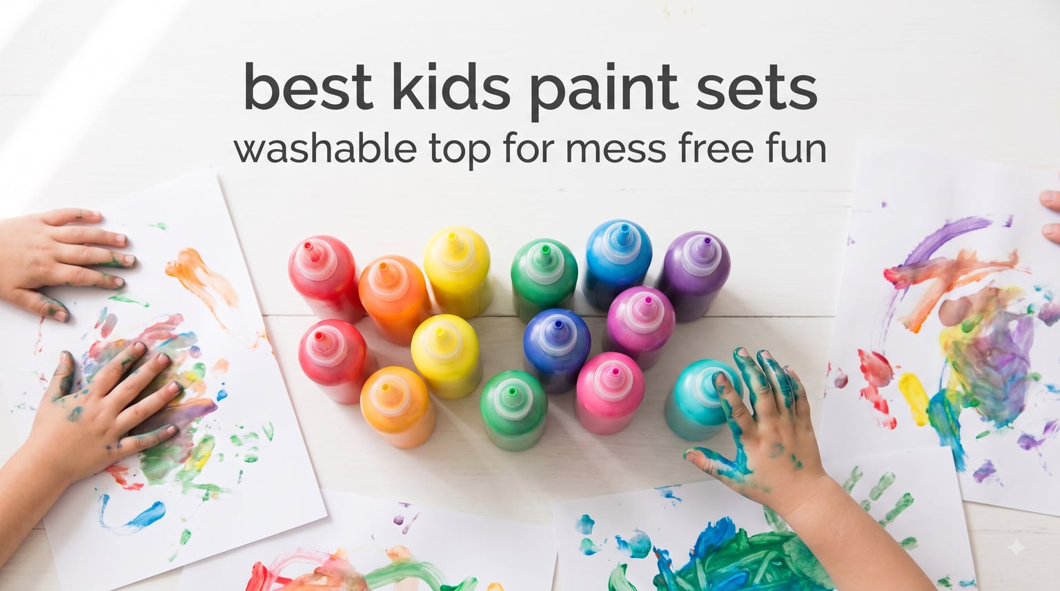 best kids paint sets washable top for mess free fun