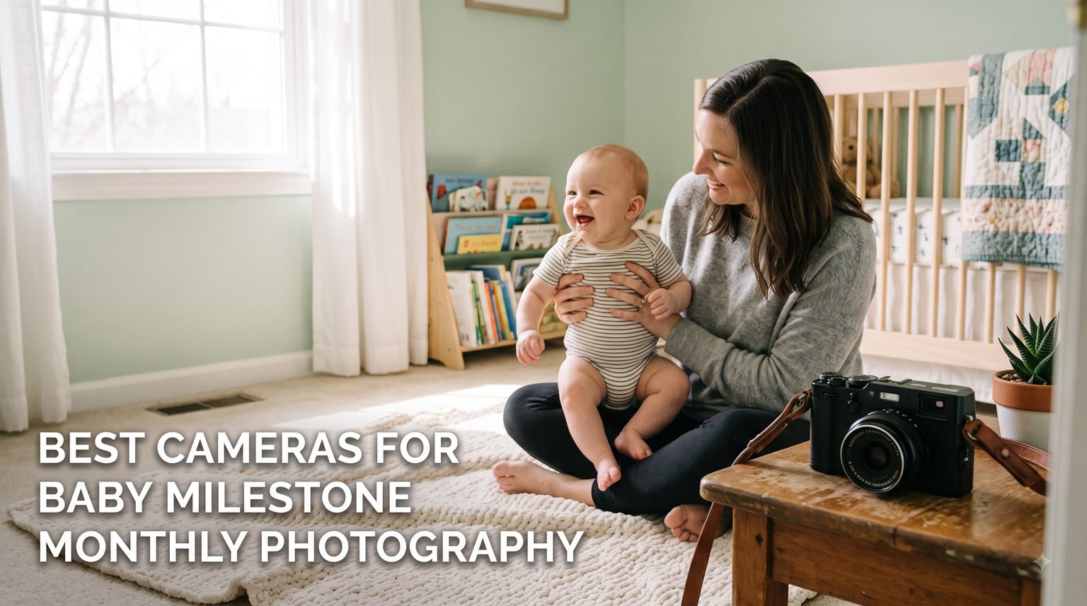 best cameras for baby milestone monthly photography
