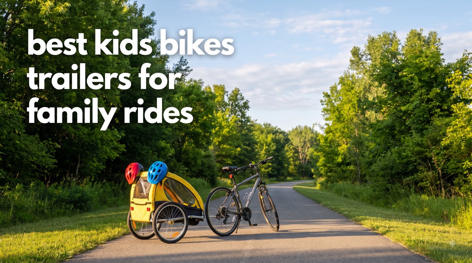 best kids bikes trailers for family rides