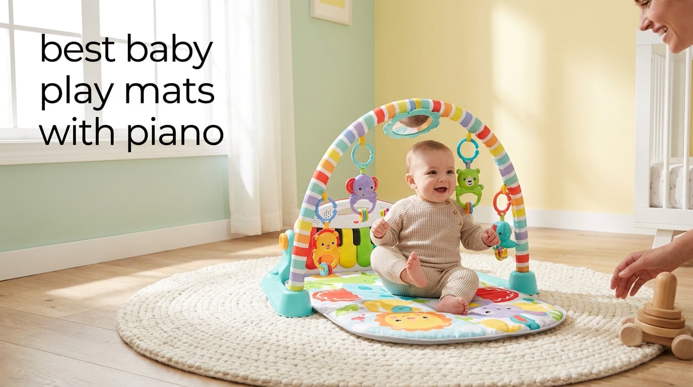 best baby play mats with piano