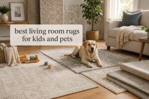 best living room rugs for kids and pets