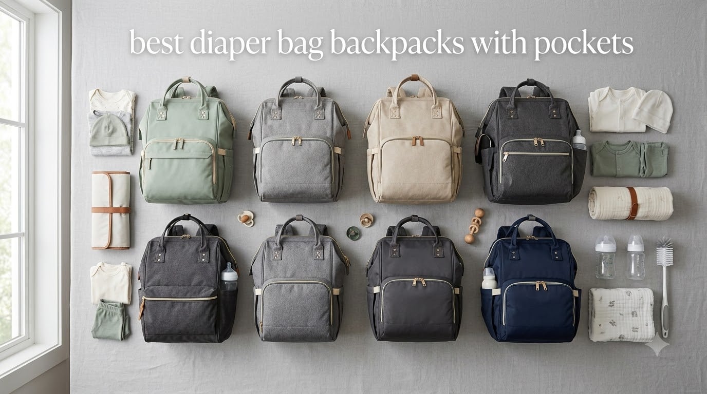 best diaper bag backpacks with pockets