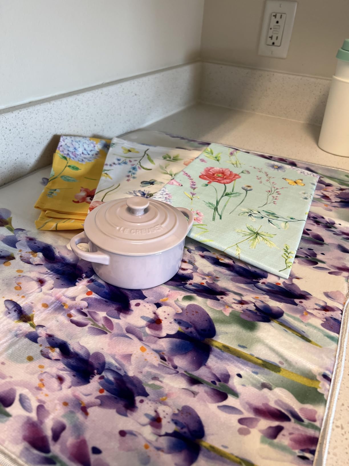 Le Creuset Stoneware Mini Round Cocotte, 8 oz., Cerise customer photo 2