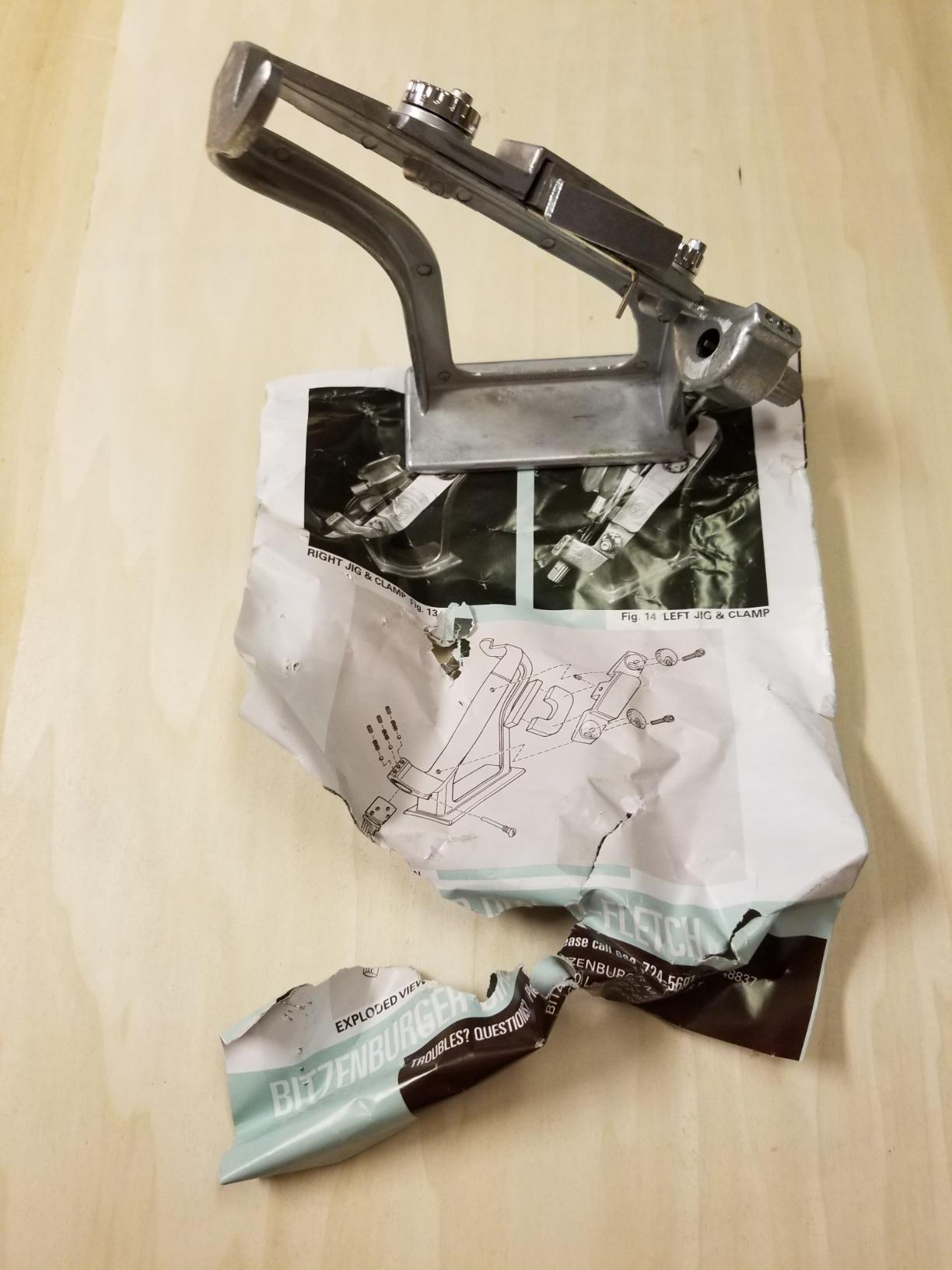 Bitzenburger Machine And Tool Jig For Straight, Right, Left Offset Fletching customer photo 1