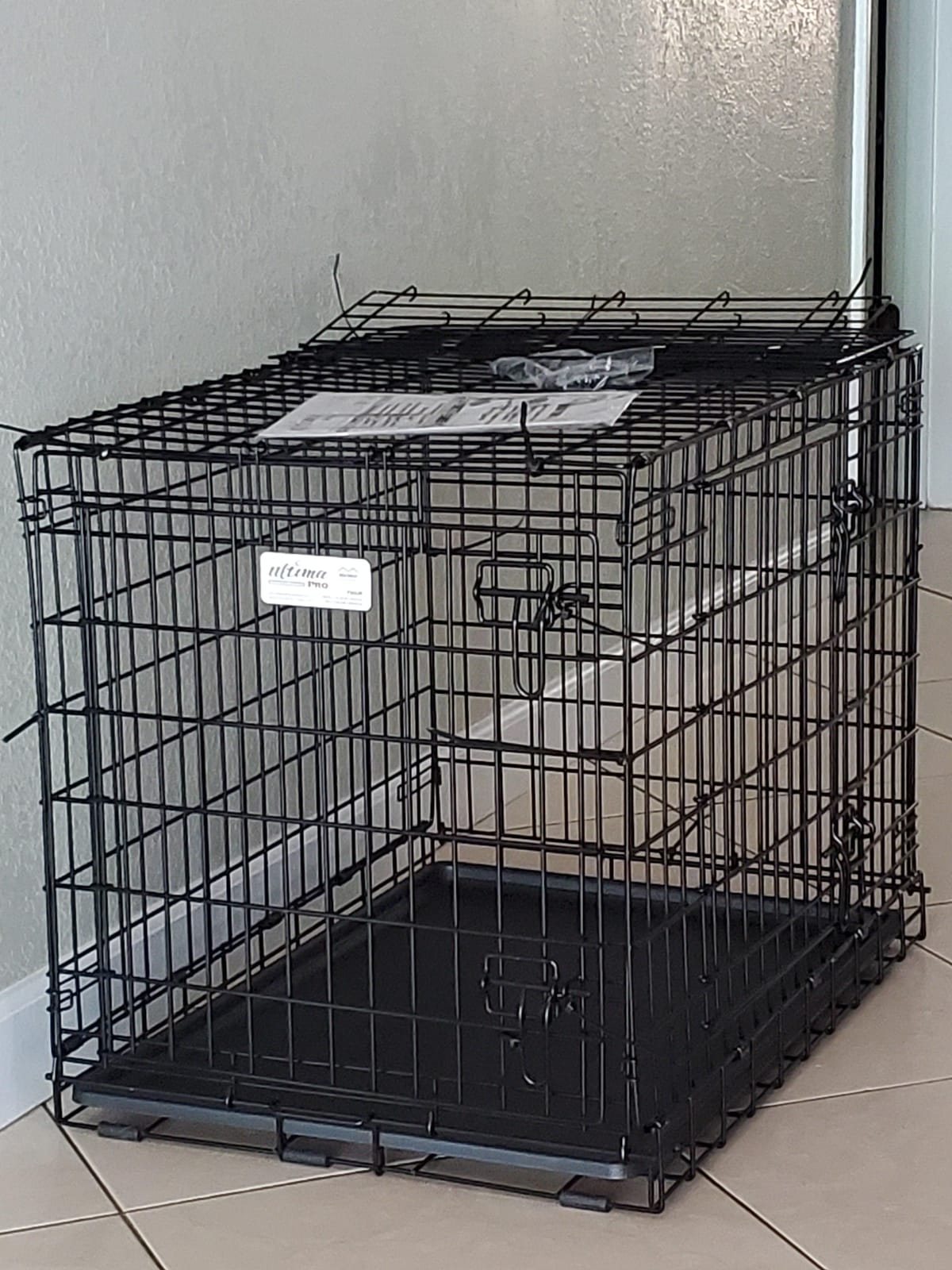 Ultima Pro by Midwest 30-Inch Double Door Dog Crate, 21-40 lbs customer photo 2