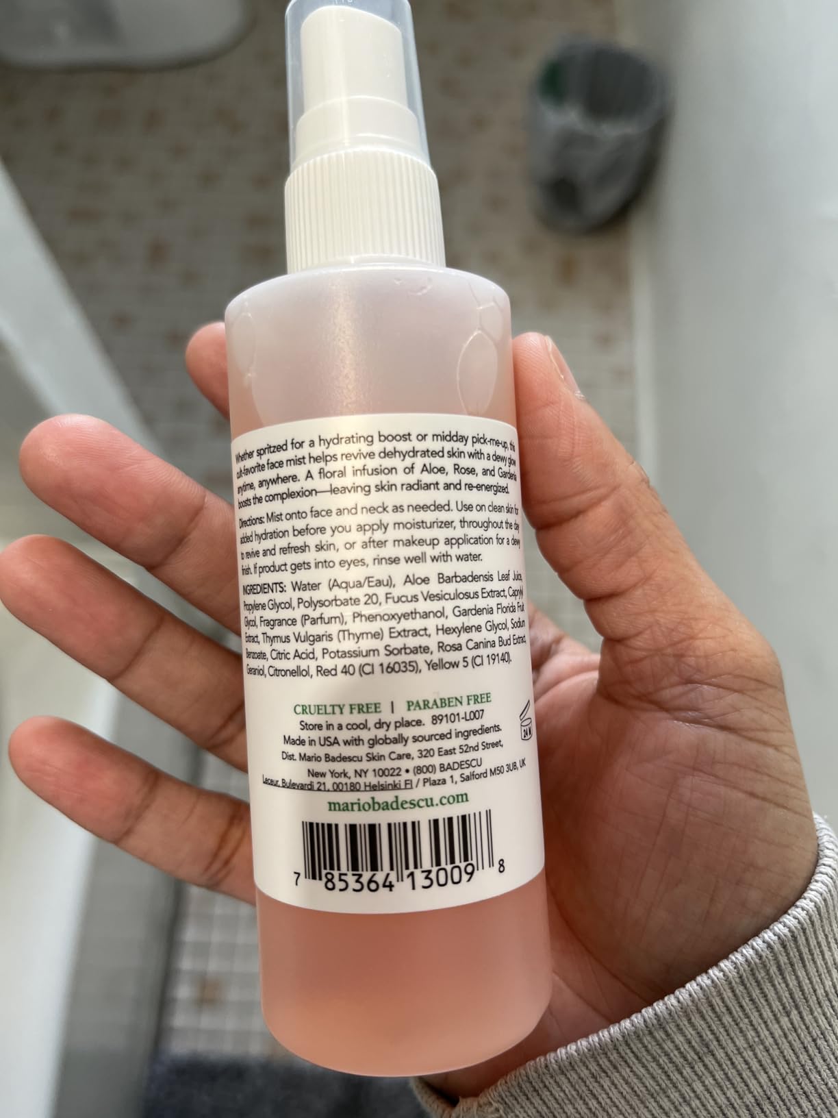 Mario Badescu Facial Spray with Aloe, Herbs and Rose Water for All Skin Types, Face Mist that Hydrates, Rejuvenates & Clarifies customer photo 2