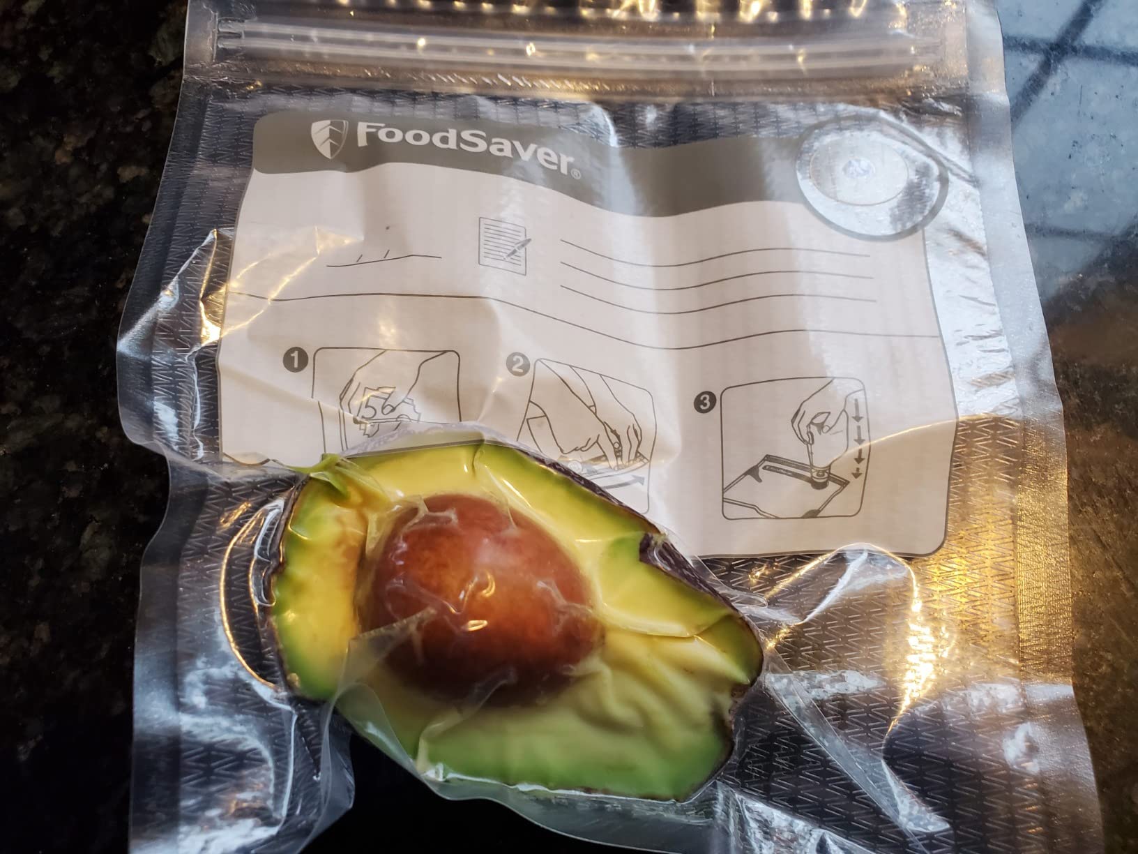 FoodSaver 1-Quart BPA-Free Multilayer Construction Vacuum Zipper Bags customer photo 2