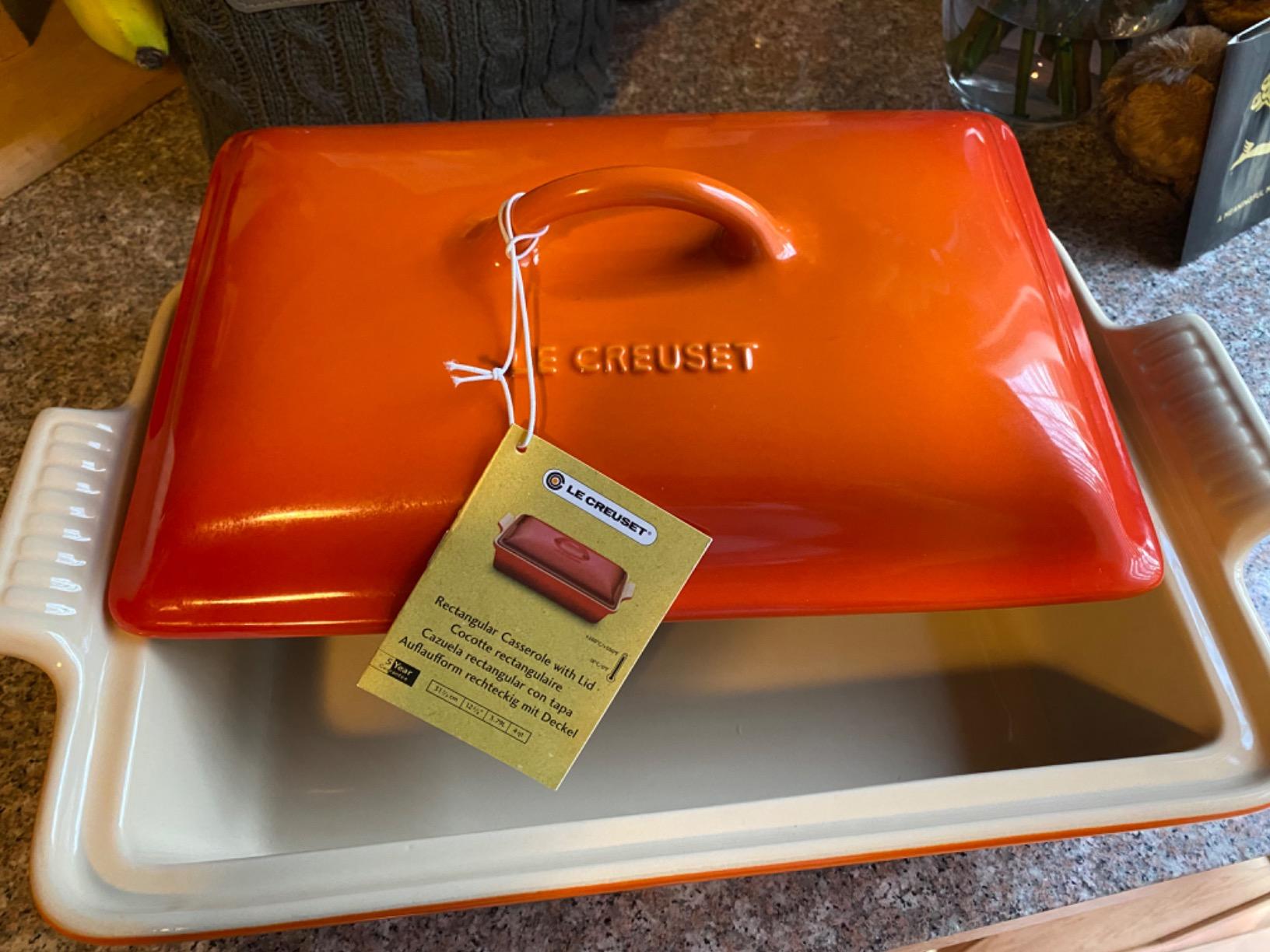 Le Creuset Stoneware Covered Rectangular Casserole, 12