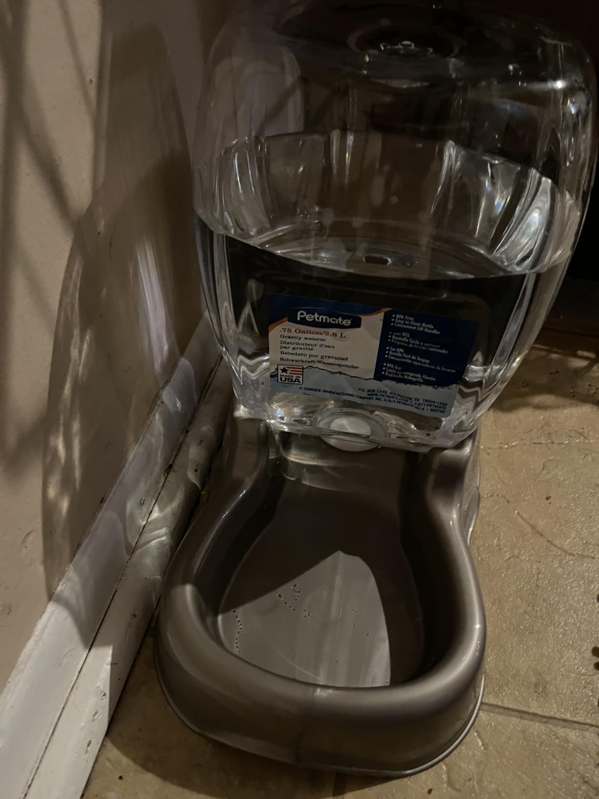 Petmate Pet Cafe Cat and Dog Water Dispenser, 3 Gallon customer photo 2
