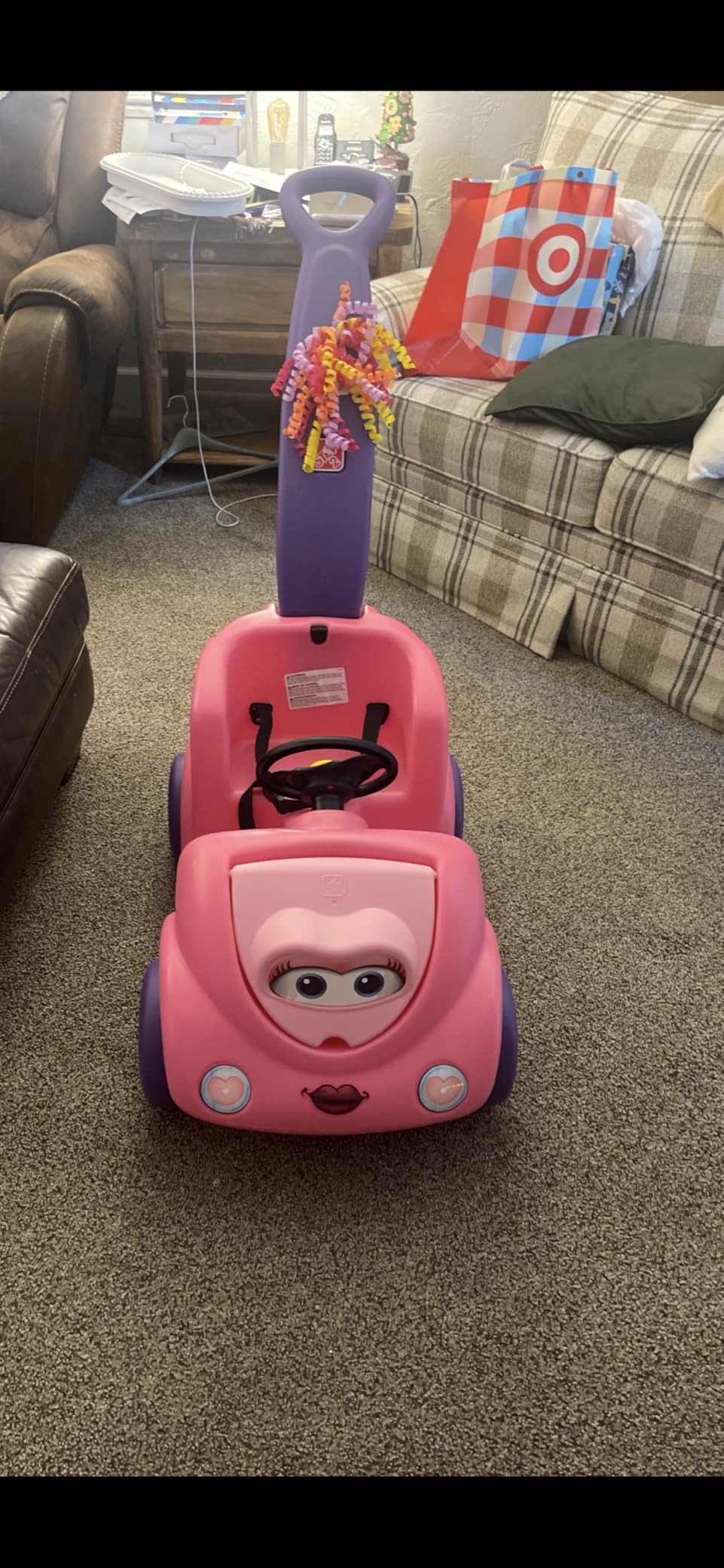 Step2 Push Around Buggy Kids Push Car, Toddler Ride-On Toy with Seat Belt and Horn, Red, Ages 18 Months+ customer photo 1