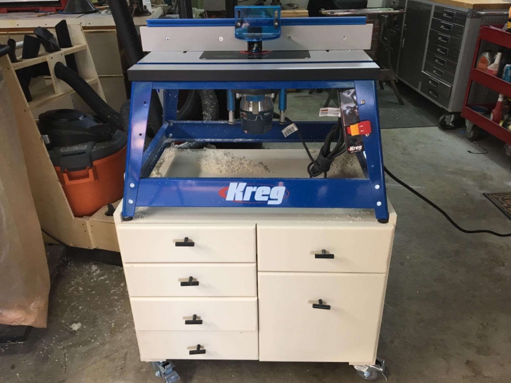 Kreg PRS2100 Bench Top Router Table - Full Size Portable Router Table for Workshops - Workbench Accessory - Holiday Home Improvement Gifts for Him customer photo 2
