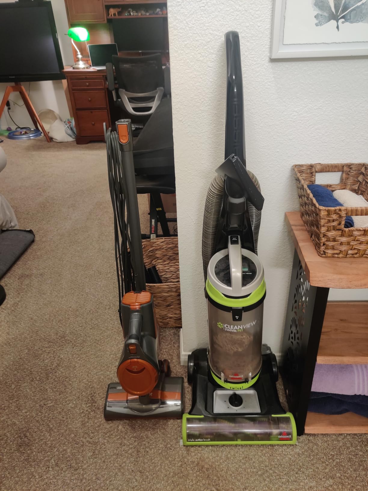 Shark Rocket Corded Stick Vacuum, Carpet & Hard Floors, Gray/Orange, HV301 customer photo 2