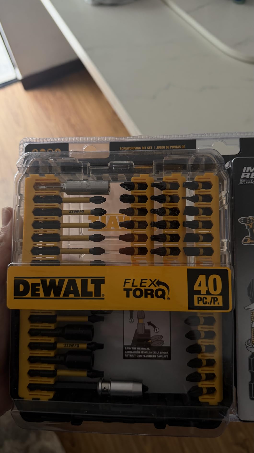 DEWALT Screwdriver Bit Set, 40 Pcs. Impact Ready, FlexTorq Impact Driver Bit Set with Storage Case (DWA2T40IR) customer photo 2