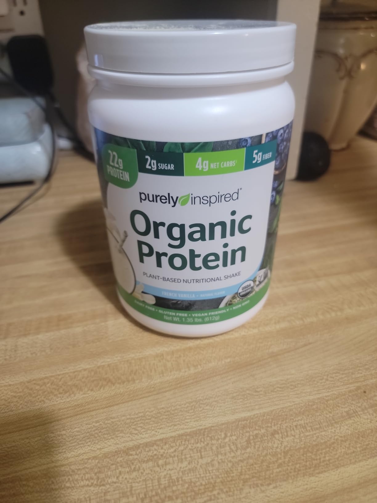 Purely Inspired Plant-Based Protein Powder, Creamy French Vanilla customer photo 1