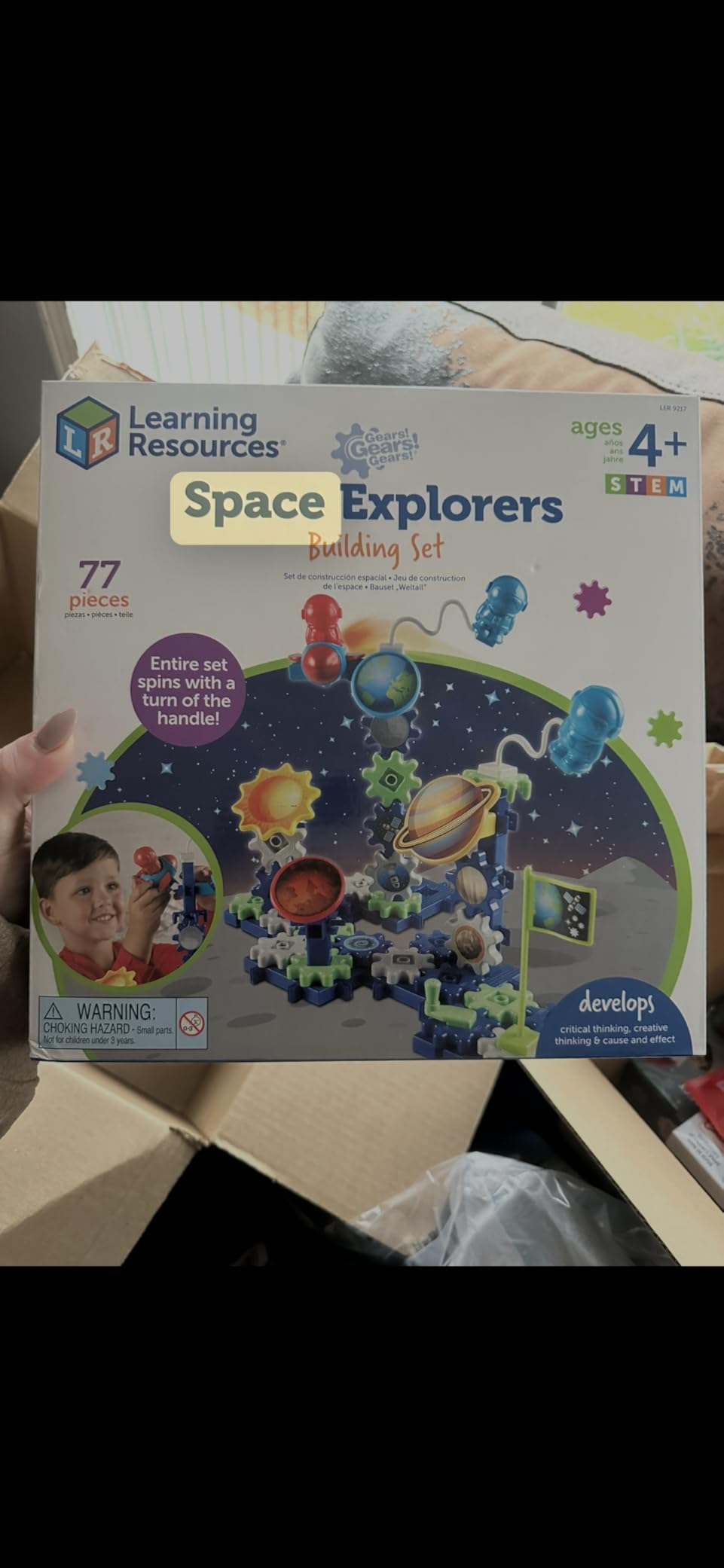 Learning Resources Gears Build & Bloom Building Set customer photo 2
