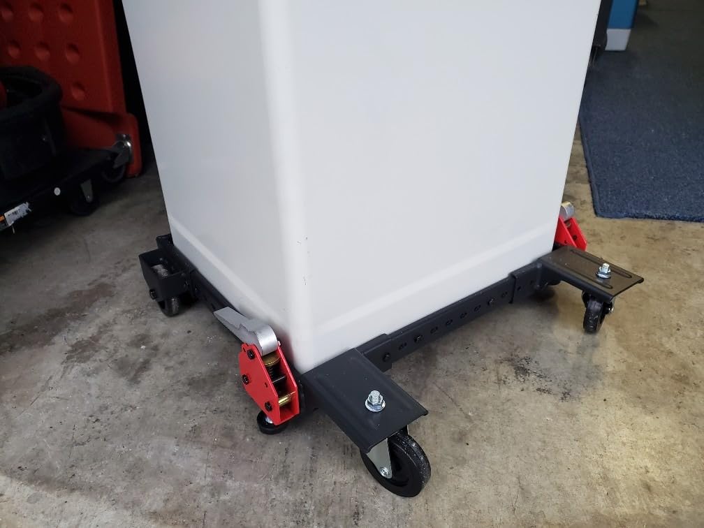 Steelman Universal Rolling Base for Large Power Tools and Machinery, Durable Steel Construction, Adjusts from 12 inches to 33 inches, Foot Levers Lock for Stability, 400 lb. Capacity customer photo 1