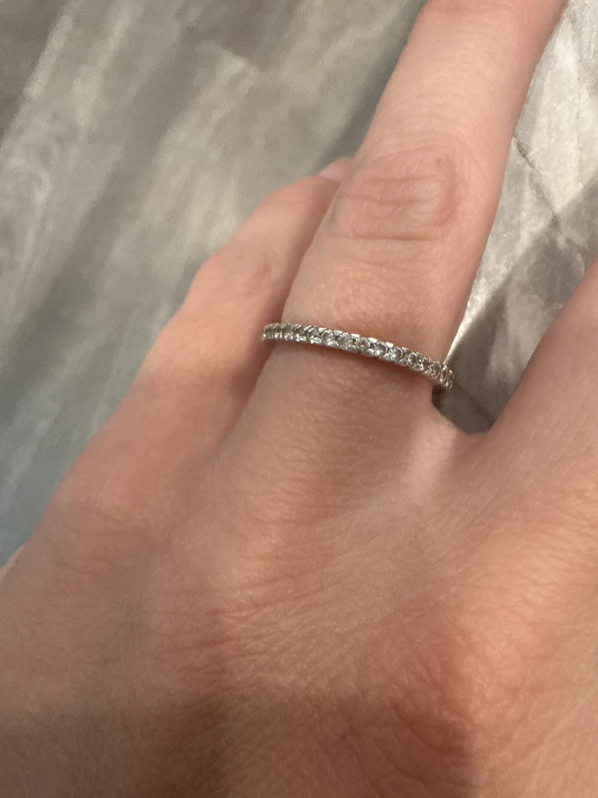 PAVOI CZ Eternity Band customer photo 2