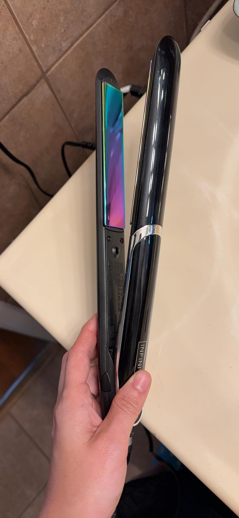 INFINITIPRO BY CONAIR Rainbow Titanium Flat Iron, 1-inch customer photo 2