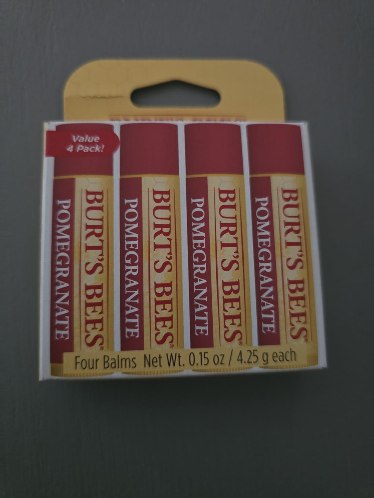 Burt's Bees Lip Balm, Classic Flavor Pack, 0.15 oz., 4 Tubes customer photo 2