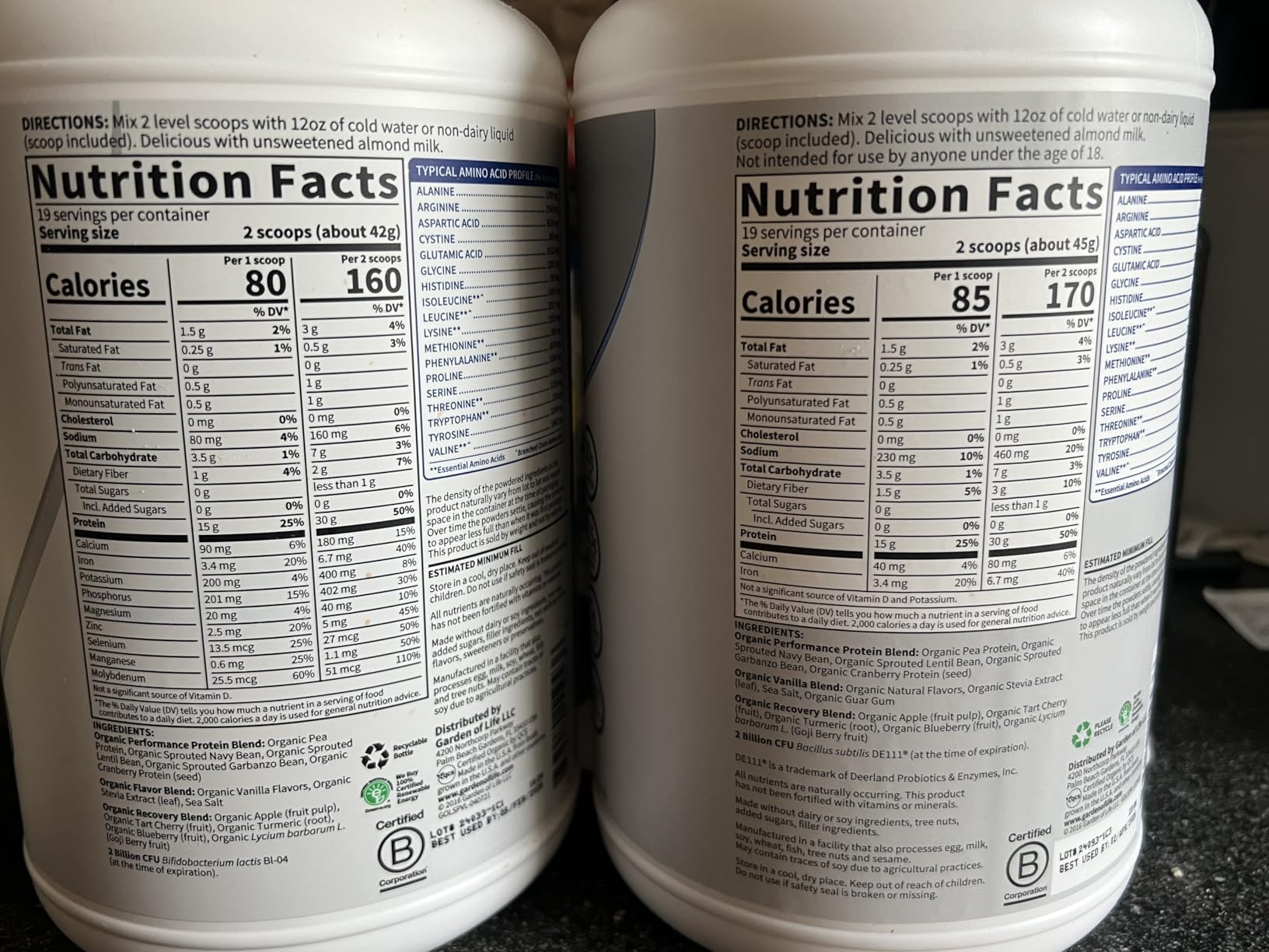 Garden of Life Sport Organic Vegan Protein Powder, Vanilla, 19 Servings customer photo 1