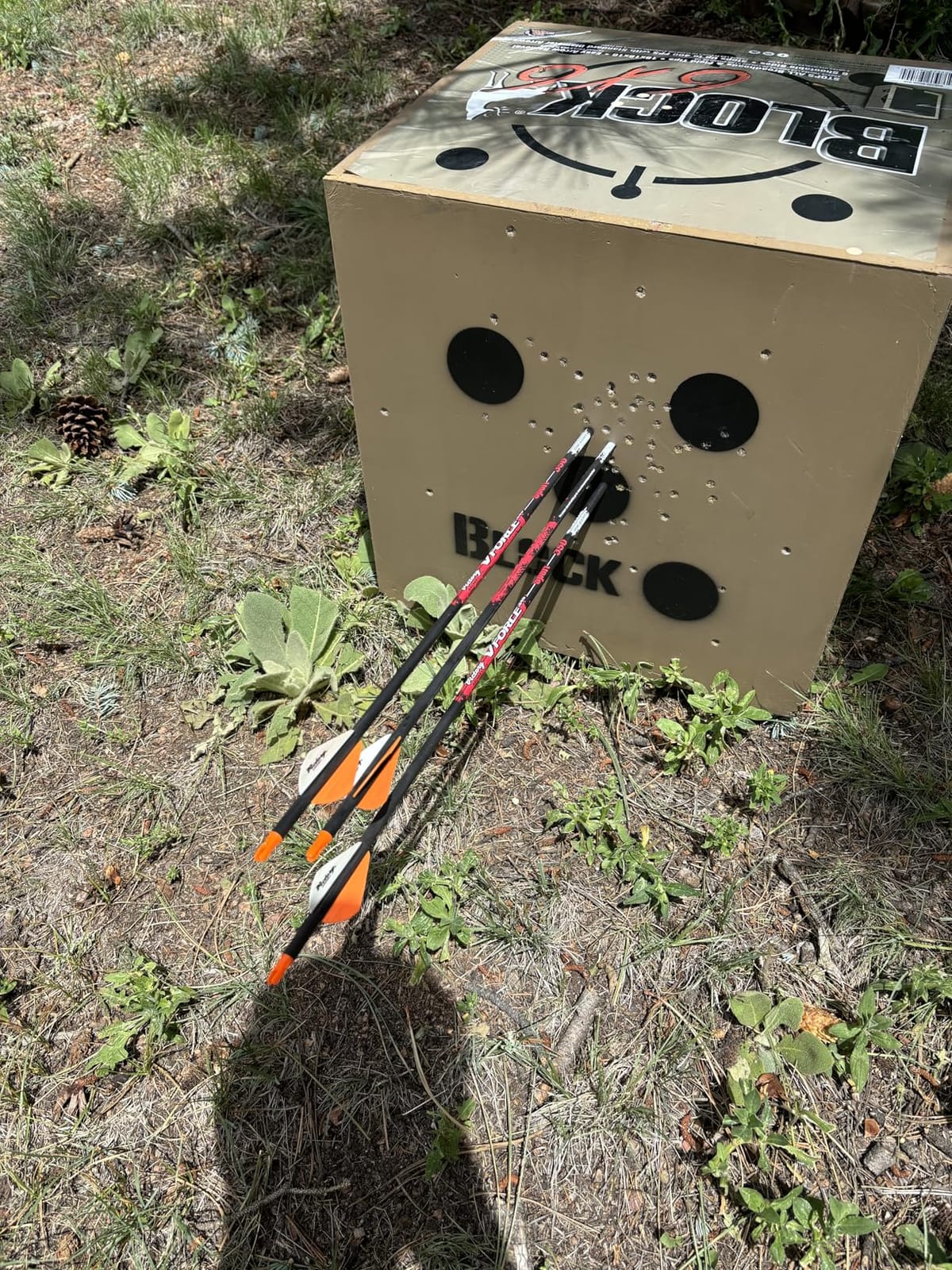Block 6x6 Poly Fusion Archery Target 6-Sided, 18x18x16, Polyfusion Technology, Black customer photo 2