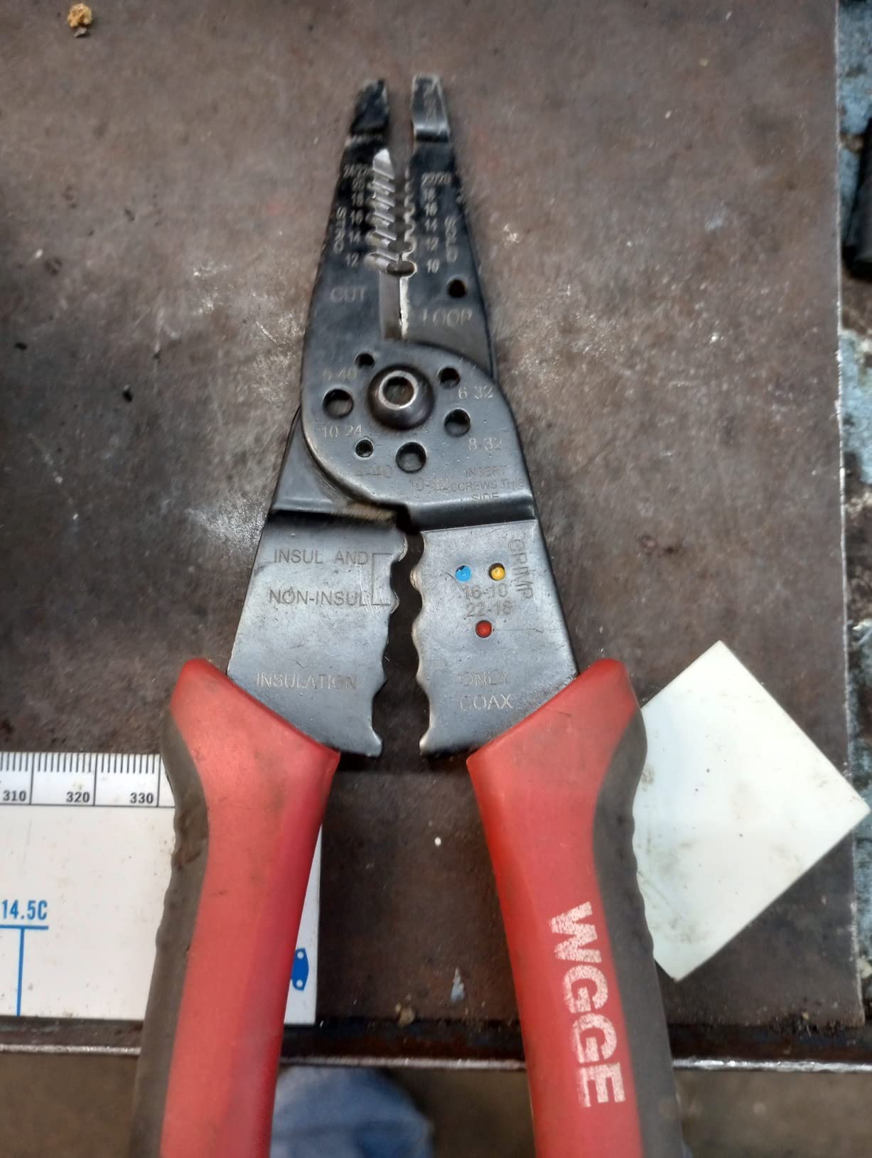 WGGE WG-015 Professional Wire Stripper, Wire Cutter and Wire Crimper 8-inch customer photo 1