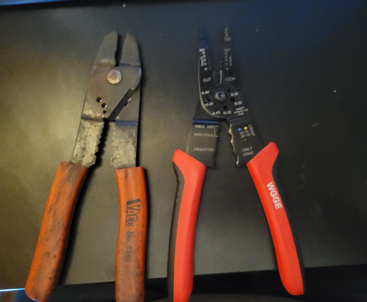 WGGE WG-015 Professional Wire Stripper, Wire Cutter and Wire Crimper 8-inch customer photo 2