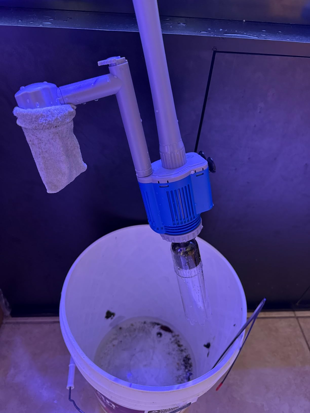 UPETTOOLS Aquarium Gravel Cleaner - Electric Automatic Removable Vacuum Water Changer Sand Algae Cleaner Filter Changer 110V/28W customer photo 1