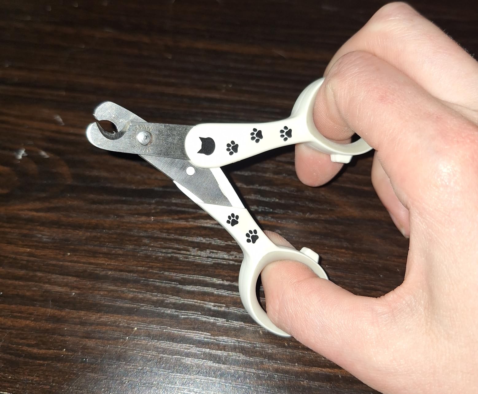 Necoichi Purrcision Stainless Steel Cat Nail Clipper, Made in Japan (White) customer photo 1