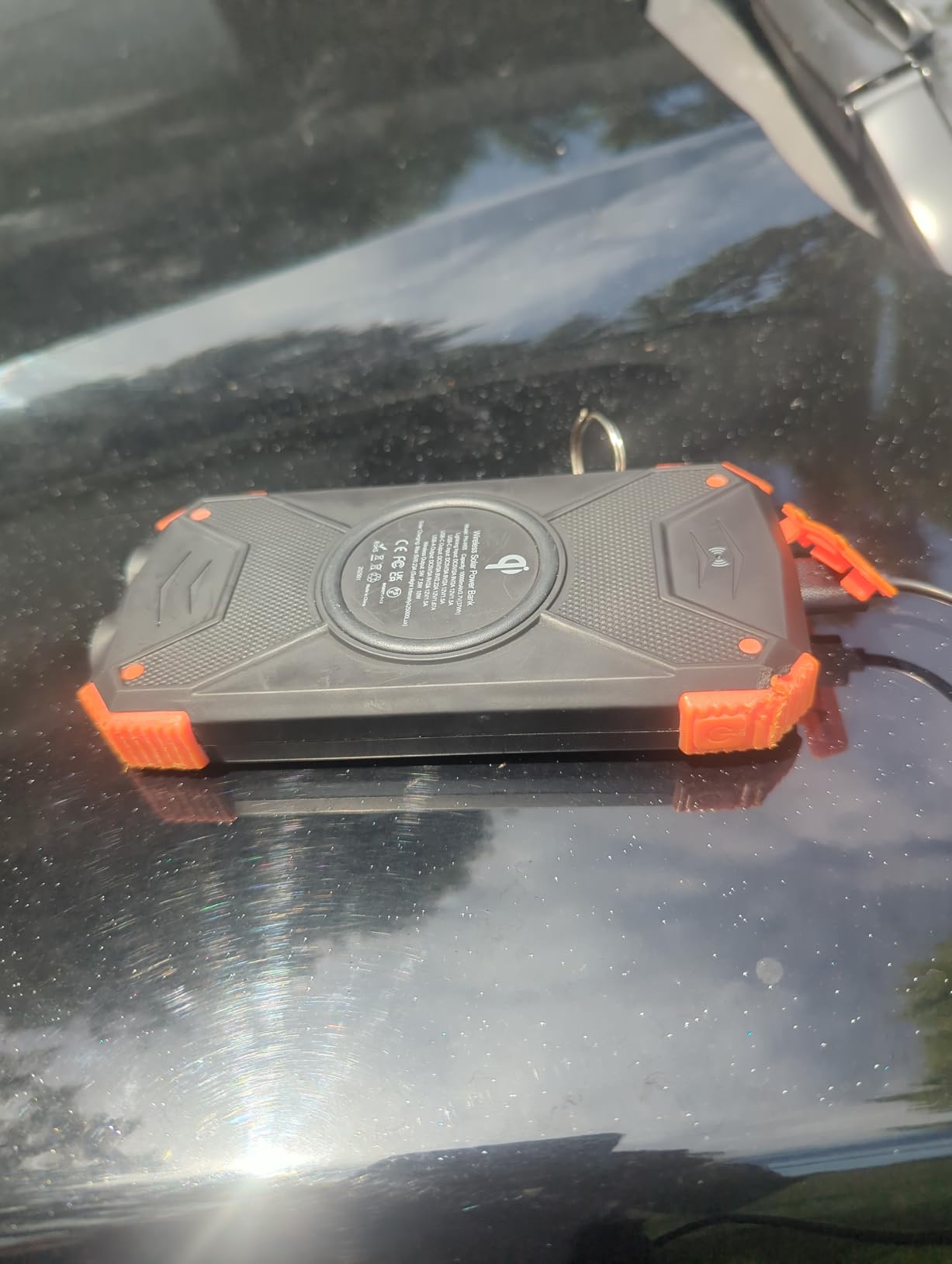 BLAVOR Solar Power Bank 10,000mAh Portable Wireless Charger for Cell Phones customer photo 1