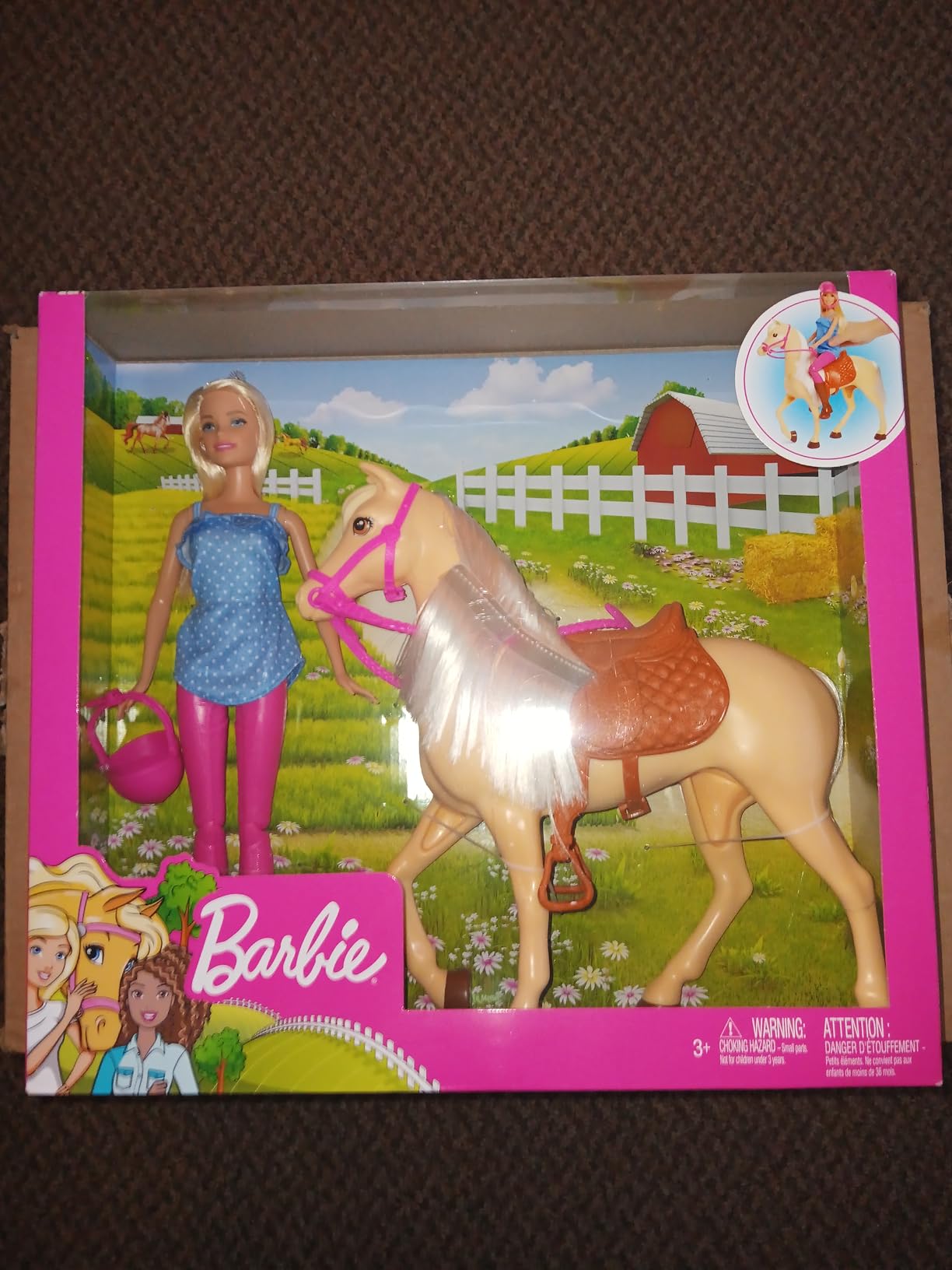 Barbie Playet with Blonde Fashion Doll in Riding Outfit customer photo 2