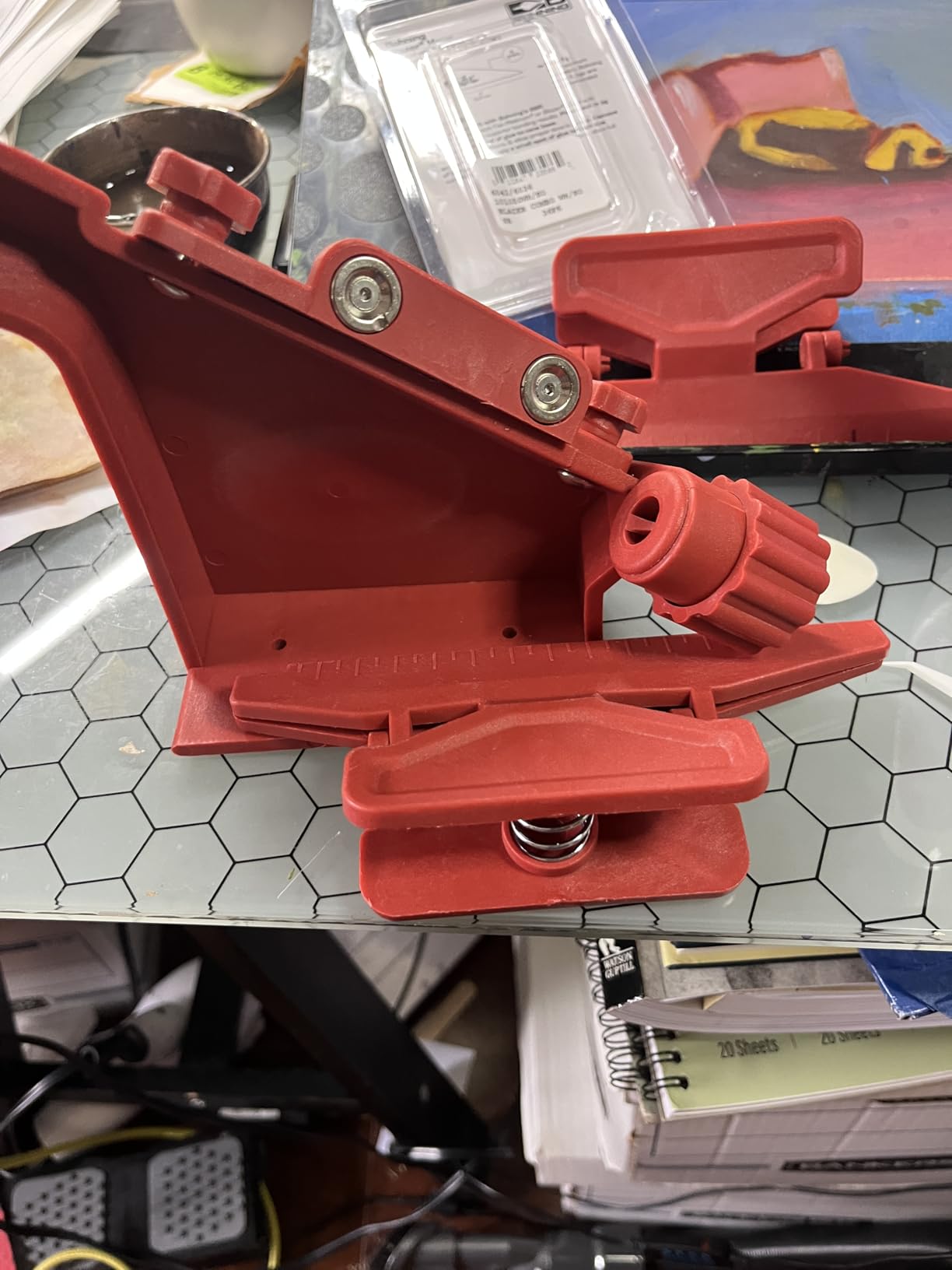 Adjustable Fletching Jig Straight and Helix Tool with Clamp for DIY Archery Arrows Shafts customer photo 1
