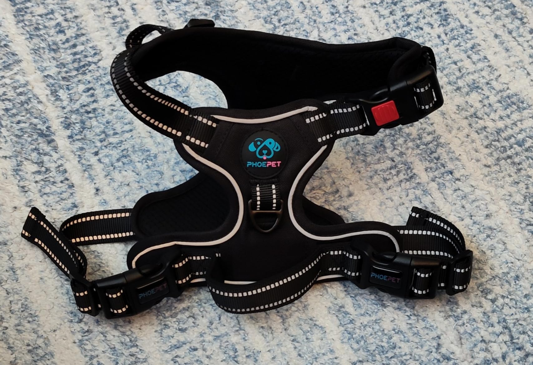 PHOEPET Reflective Dog Harness Large Breed Adjustable No Pull Vest customer photo 2