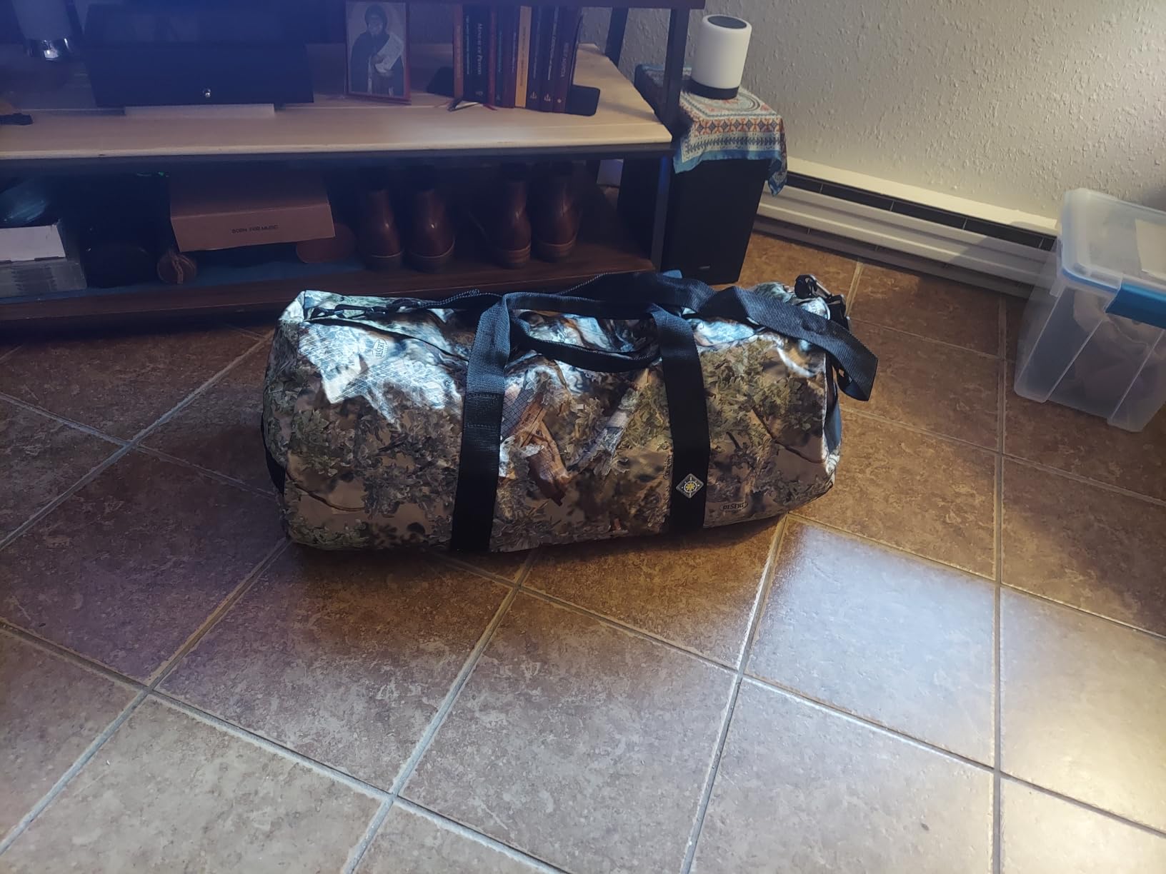 131L Expedition Camo Duffle Bag, Heavy Duty Weatherproof Ripstop Travel Bag customer photo 1
